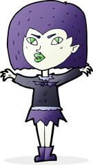 cartoon vampire girl