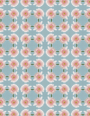 seamless pattern with flowers