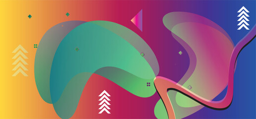 Dynamic shapes  Design Vector Template. Creative Symbol for your Business