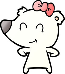 polar bear cartoon