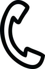 telephone handset icon symbol