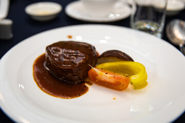 A lean, light, delicious and nutritious brown beef steak.