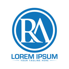 RA Logo Design Unique and Modern Logo Design