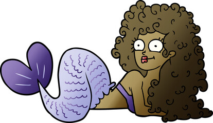 cartoon mermaid