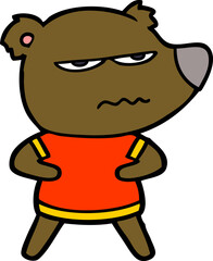 annoyed bear cartoon