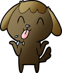 cute cartoon dog