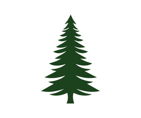  Christmas tree, modern flat design