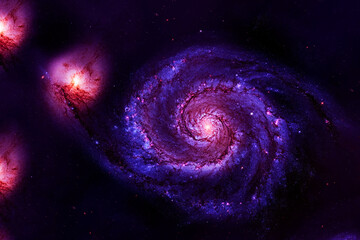 A distant galaxy. Elements of this image furnished by NASA