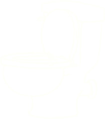 Toilet Chalk Drawing