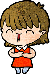 cartoon woman