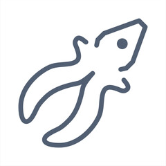 Monochrome simple plumber pliers icon vector illustration. Linear logotype manual equipment for improvement construction repair interior isolated on white. Industrial metallic tongs with handles