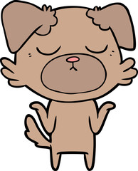 cute cartoon dog