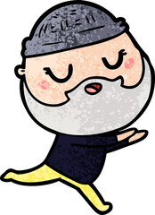 cartoon man with beard