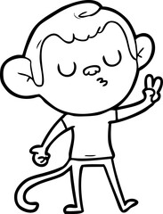 cartoon monkey