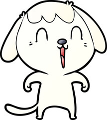 cute cartoon dog
