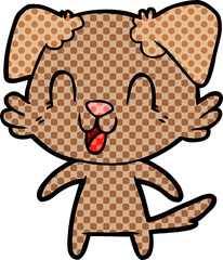 laughing cartoon dog