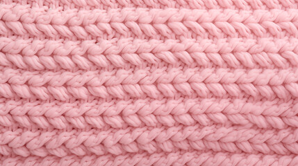 texture of pink knitted fabric closeup