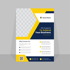 clean & expert digital marketing flyer design template