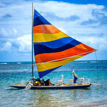 Jangadas of Brazil - Porto de Galinhas - Pernambuco state