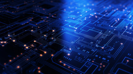 CPU interior, motherboard chic, futurist sci tech art