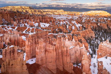 Amphitheater of Bryce Canyon National Park, Utah in USA	 - 689332257