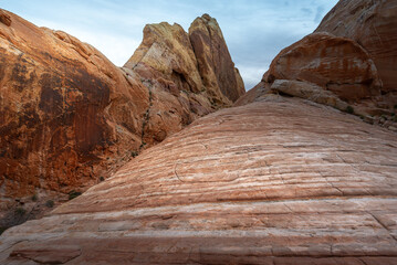White Domes at Valley of Fire State Park, Nevada, USA - 689332272
