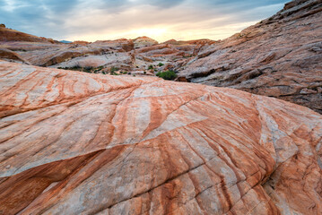 White Domes at Valley of Fire State Park, Nevada, USA - 689332296
