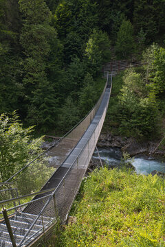 H&auml;ngebr&uuml;cke &uuml;ber die Breitach