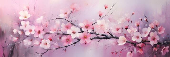 Fototapeta premium soft pink cherry blossom