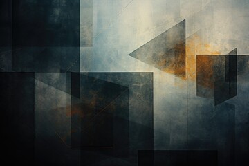 Abstract grunge background with geometric shapes and space for your text.