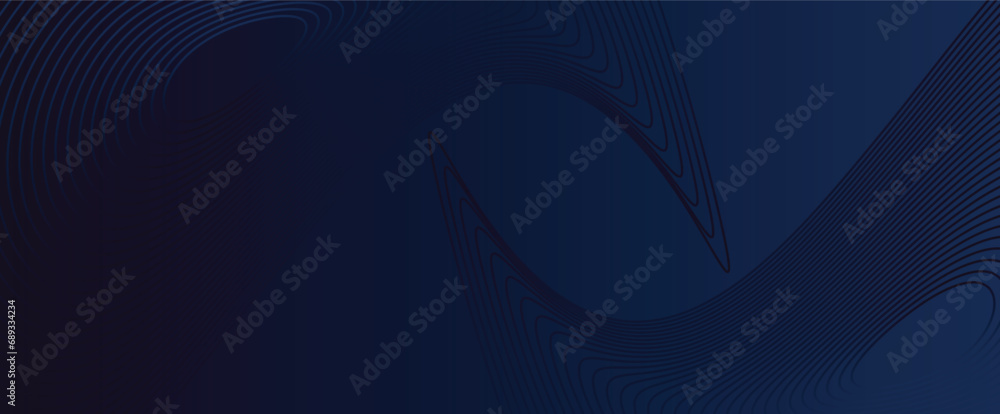 Poster abstract blue square shape with futuristic concept background. design element and abstract geometric