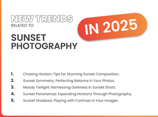 New Trends Related to Sunset Photography in 2025