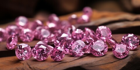 Obraz na płótnie Canvas Unveiling the Unique Geological Marvel of Australias Singular Pink Diamond Source