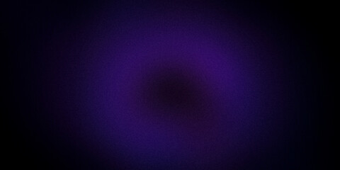 Purple blue dark cold wide background. Blurred pattern with noise effect. Grainy website banner desktop template digital gradient. Nostalgia vintage style Christmas New Year Valentine Halloween Easter