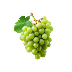 green grapes, transparent on white background PNG.