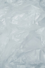 Obraz premium Plastic wihite background. Top view.