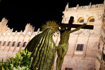 PROCESIÓN SEMANA SANTA SALAMANCA 2023 MARTES SANTO HERMANDAD UNIVERSITARIA DEL SANTÍSIMO CRISTO DE LA LUZ Y NUESTRA SEÑORA MADRE DE LA SABIDURÍA