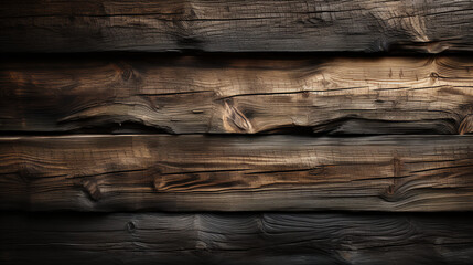 Obraz premium Log cabin Timbers - close-up - wood - house - monochrome - stylish - high-end - rustic - country - background - backdrop 
