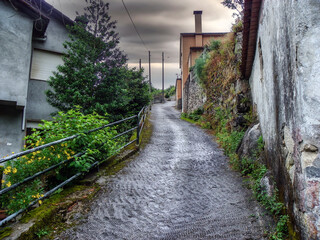 street in the village