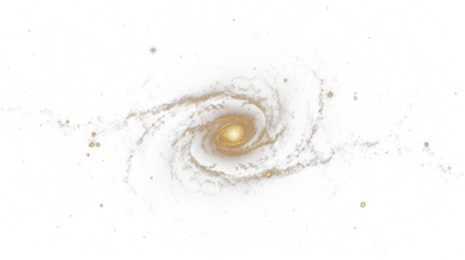Draagtas Bright spiral galaxy, transparent background (PNG) © Georgina Burrows