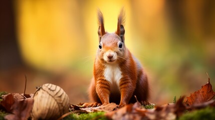 Image of a red squirrel in its natural habitat.