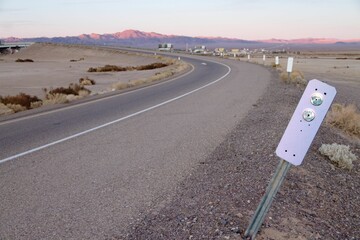 Desert Off Ramp Interstate 15