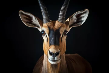 Fotobehang impala in the savannah © Ahtesham