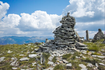 Landscape of Rila Mountain near Kupens peak, Bulgaria