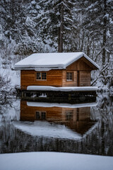 Hütte am See - Winter - Grünsee - Steiermark - Hochsteiermark