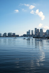 Fototapeta premium boston downtown city skyline