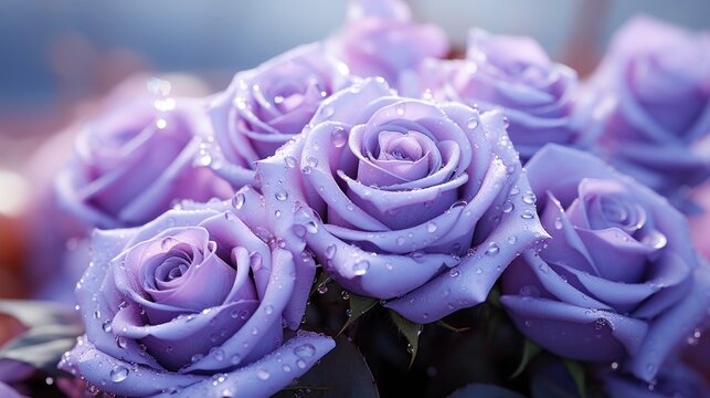 Light Purple Flower Rose Shinoburedo Full, Background Image, Desktop Wallpaper Backgrounds, HD