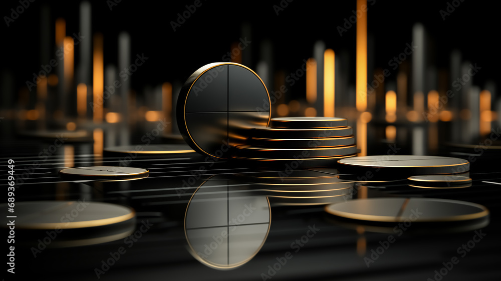 Fototapete abstract background for business concept.background in minimalism style. can add text or logo.