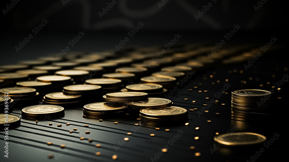 Aufkleber Abstract background for business concept.Background in minimalism style. Can add text or logo.