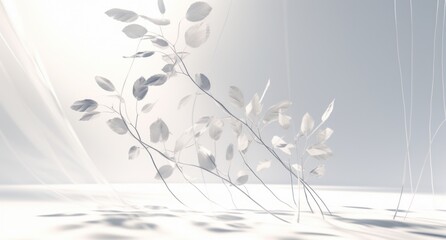 plant on white background,